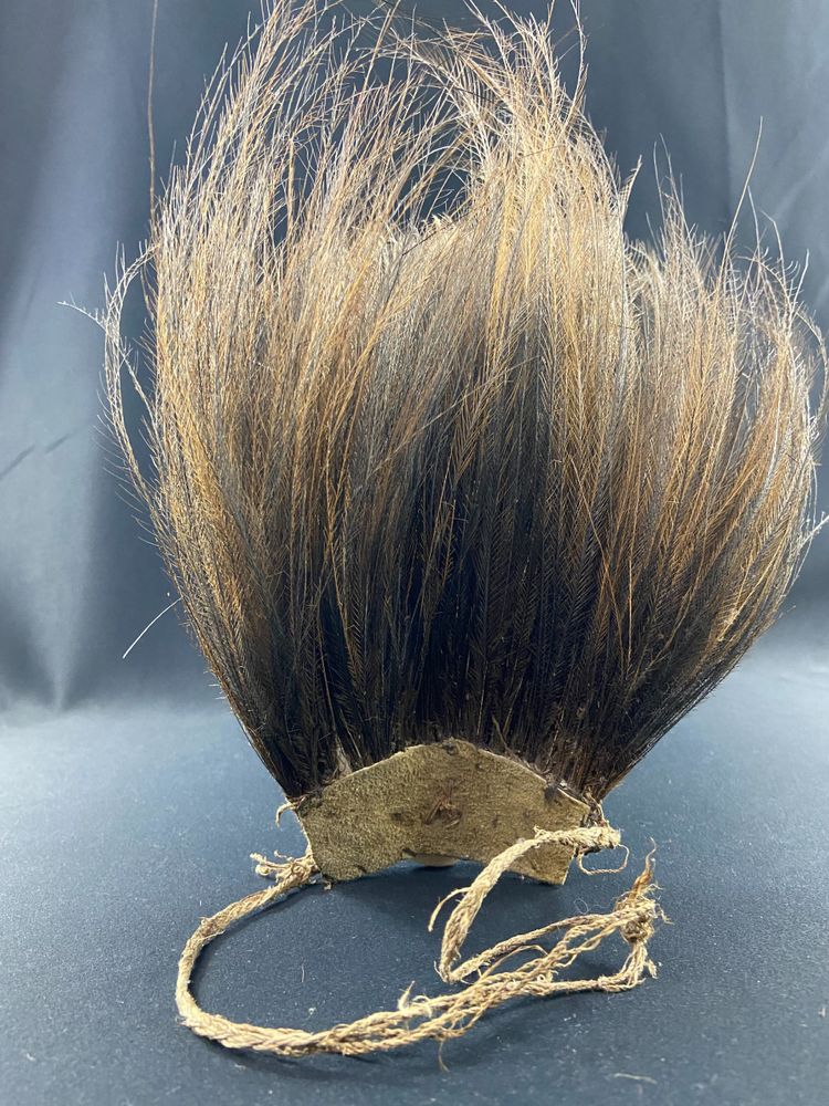 Asmat Sepik cassowary feather headdress Papua New Guinea