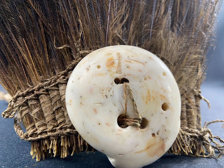 Asmat Sepik cassowary feather headdress Papua New Guinea