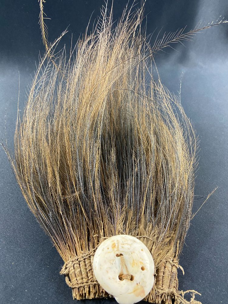 Asmat Sepik cassowary feather headdress Papua New Guinea