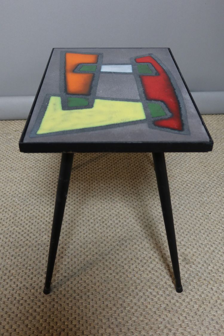Table basse vintage des Frères Cloutier