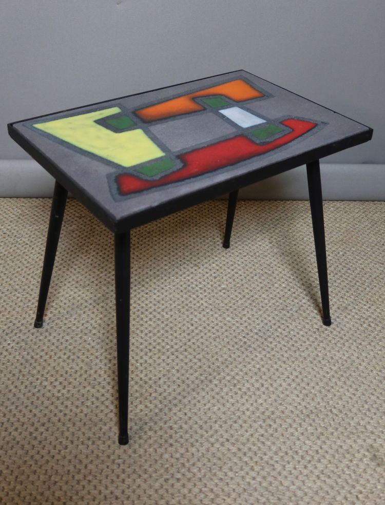 Table basse vintage des Frères Cloutier
