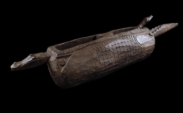 Tamburo a fessura, Strumento tradizionale, Arte oceanica, Arte tribale, Papua Nuova Guinea