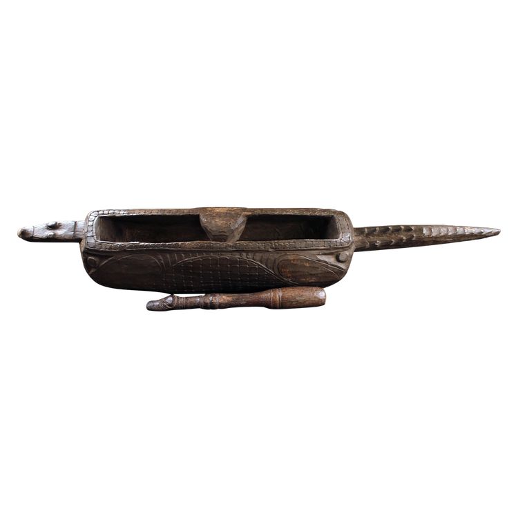 Tamburo a fessura, Strumento tradizionale, Arte oceanica, Arte tribale, Papua Nuova Guinea