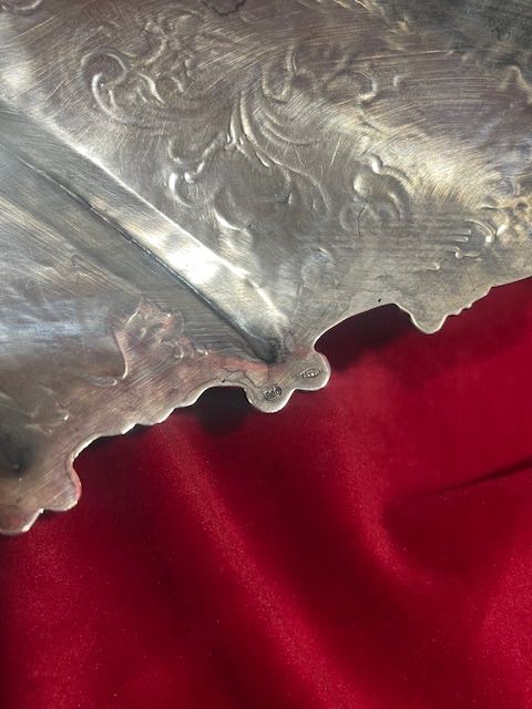 Important 800 Sterling Silver Planter Centerpiece Louis XV Style