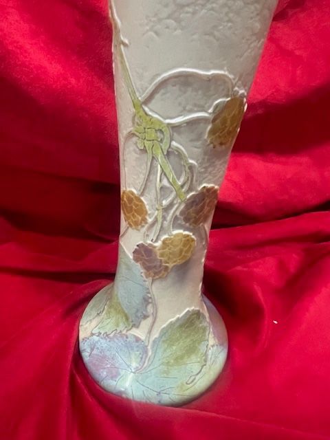 Important Lamp Base Pâte De Verre Clain Perrier Art Nouveau 1900