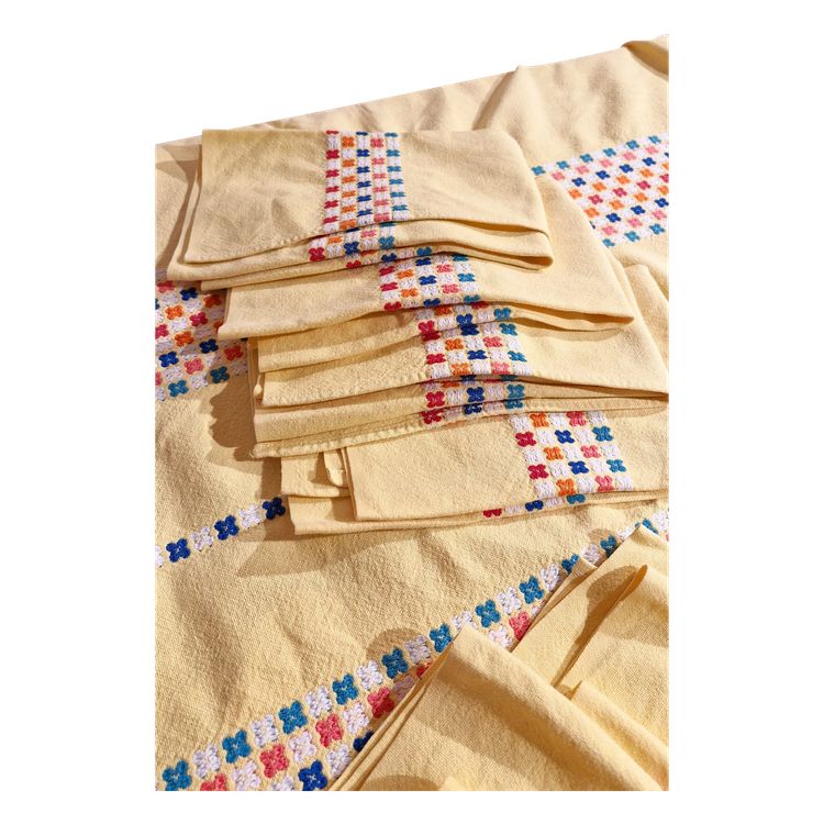 50s tablecloth and napkins