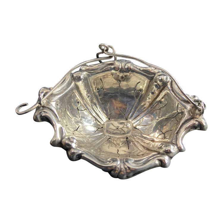 Passe-thé aus massivem Silber im Stil von Louis XV