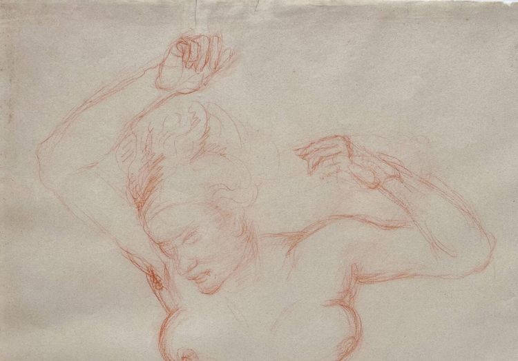 La Danse - Charcoal drawing by Charles Malfray