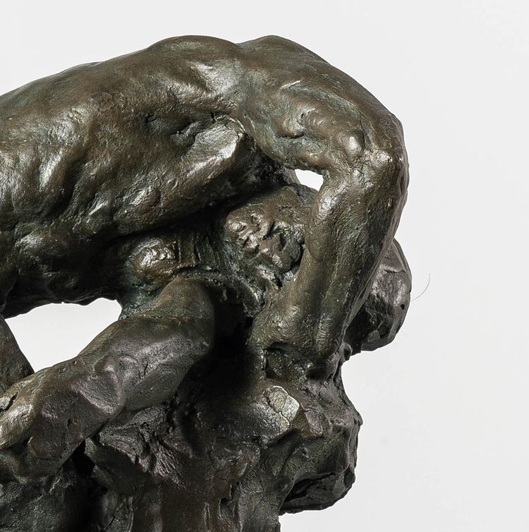 Esclave III - Scultura in bronzo di Guy Le Perse