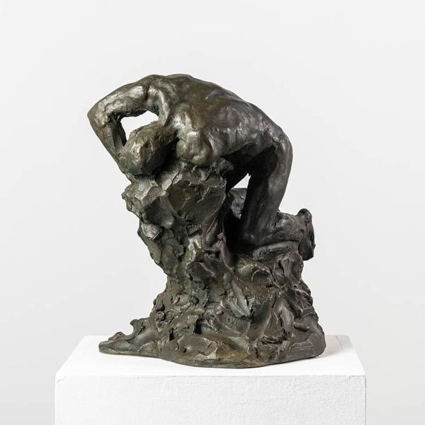 Esclave III - Scultura in bronzo di Guy Le Perse