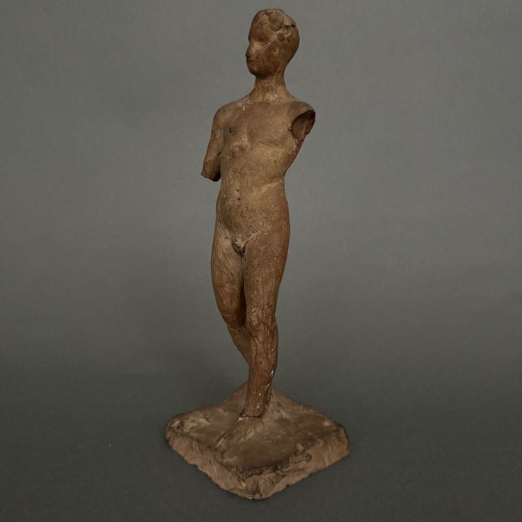 Plâtre d'atelier par Charles Filleul sujet masculin à l'Antique