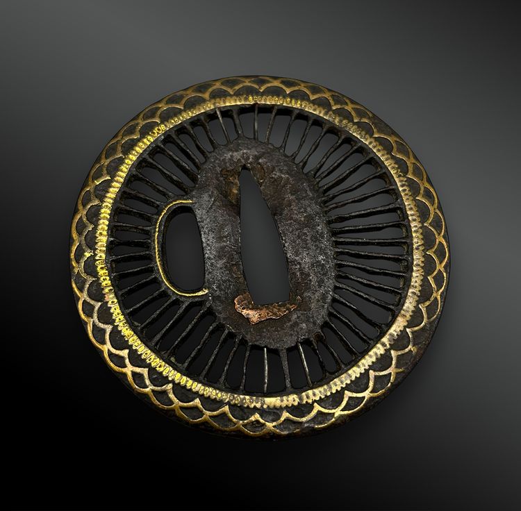TSUBA Maru Gata - Japan - Edo-Zeit (1603-1868)