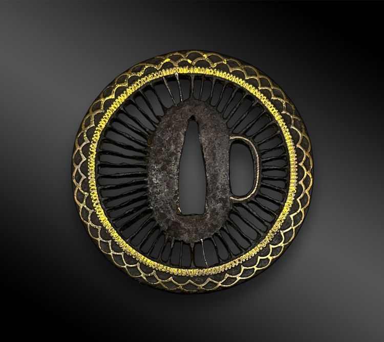 TSUBA Maru Gata - Japan - Edo-Zeit (1603-1868)