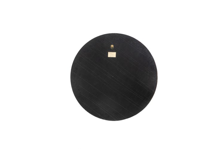 Ginette Clement. Miroir rond en laque. Année 1966. LS6146181A