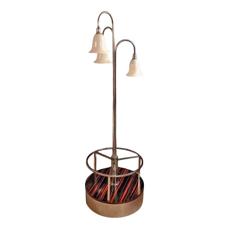 Luminaire Forming Pedestal Table, Italian Design 1960