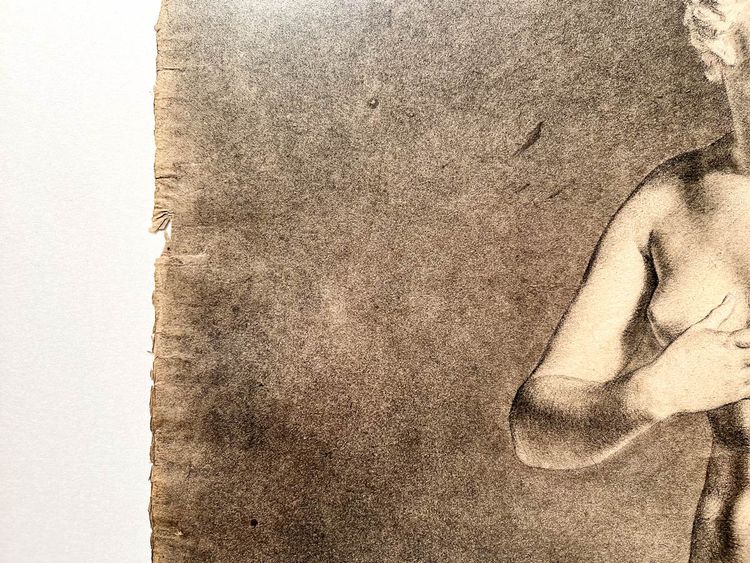 Venus von Medici - akademische Kohlezeichnung