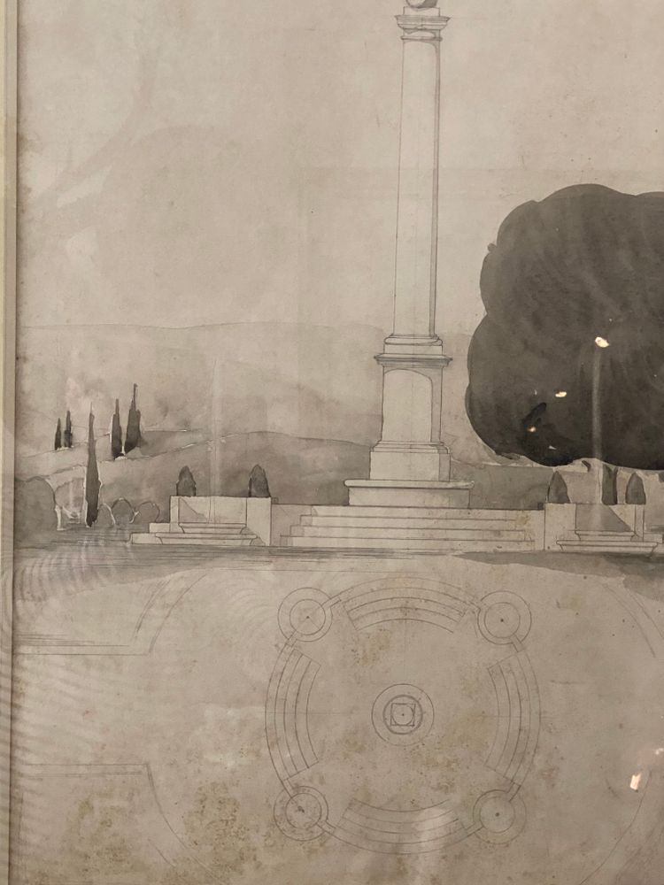 Projet de colonne, Mine de plomb