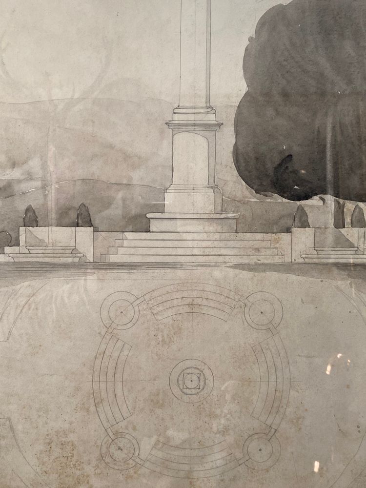 Projet de colonne, Mine de plomb
