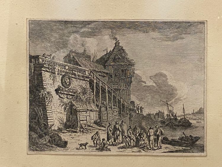 Landscape, Franz Edmund Weirotter, About 1760, Etching