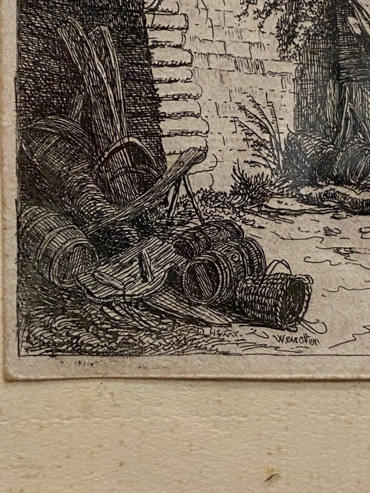 Landscape, Franz Edmund Weirotter, About 1760, Etching