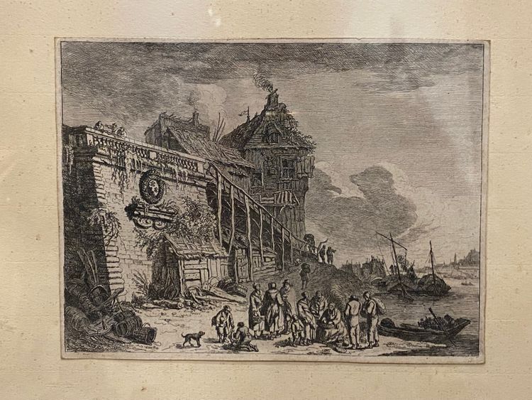 Landscape, Franz Edmund Weirotter, About 1760, Etching