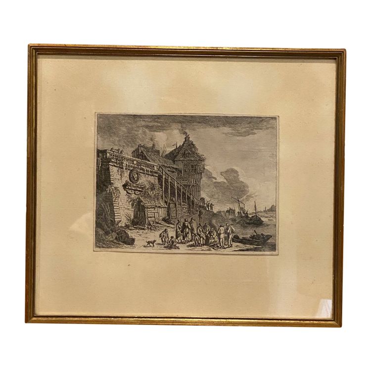 Landscape, Franz Edmund Weirotter, About 1760, Etching
