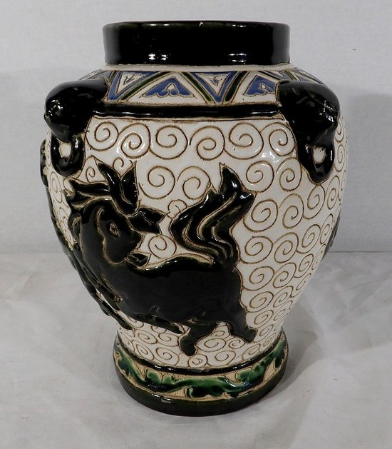  Vase en Céramique émaillée, Chine – 2ème partie XIXe 