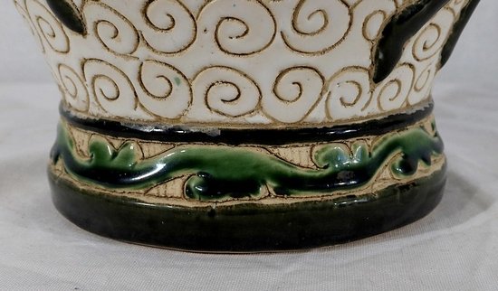  Vase en Céramique émaillée, Chine – 2ème partie XIXe 