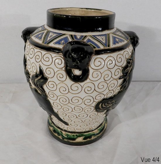  Vase en Céramique émaillée, Chine – 2ème partie XIXe 
