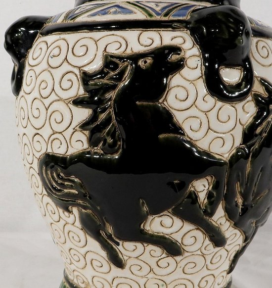  Vase en Céramique émaillée, Chine – 2ème partie XIXe 