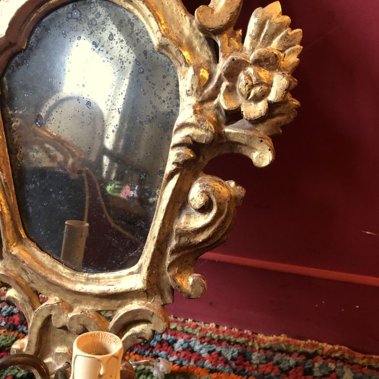 Reflektorspiegel, Italien, frühes 19. Jahrhundert