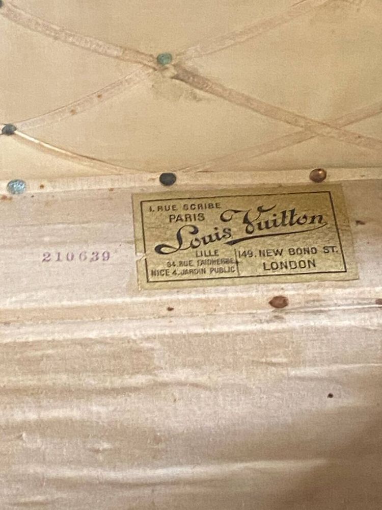 Baule a vapore Louis Vuitton, 1910 circa