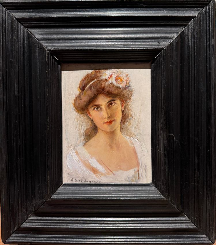 Albert Lynch (1860-1950) - Porträt einer Frau, um 1900