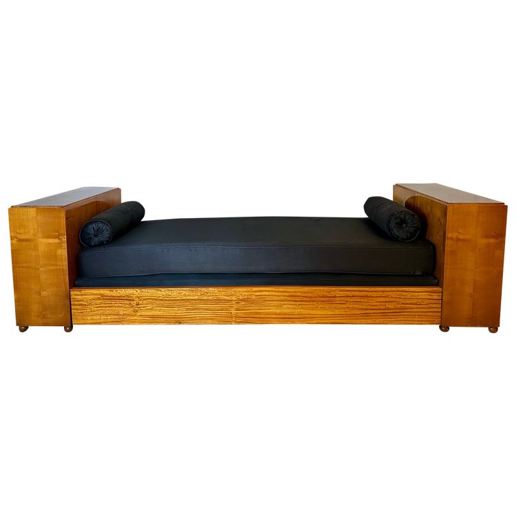 Lit de repos Art Déco Jules Emile Leleu modèle Prince de Monaco 1927