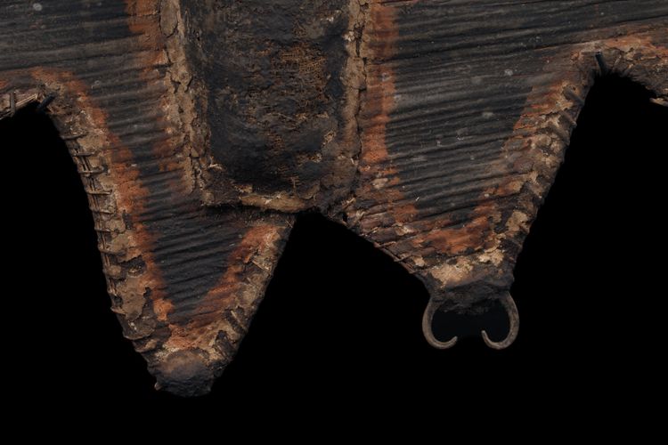 Flughund-Fledermaus, Stammeskunst, Ozeanische Kunst, Rindenfigur, Papua Neuguinea, Ozeanien