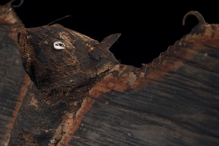 Flughund-Fledermaus, Stammeskunst, Ozeanische Kunst, Rindenfigur, Papua Neuguinea, Ozeanien