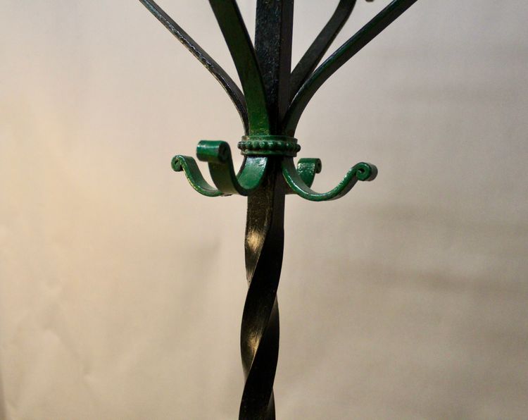 Porte Manteau Et Porte Parapluie En Fer Forgé Polychrome 