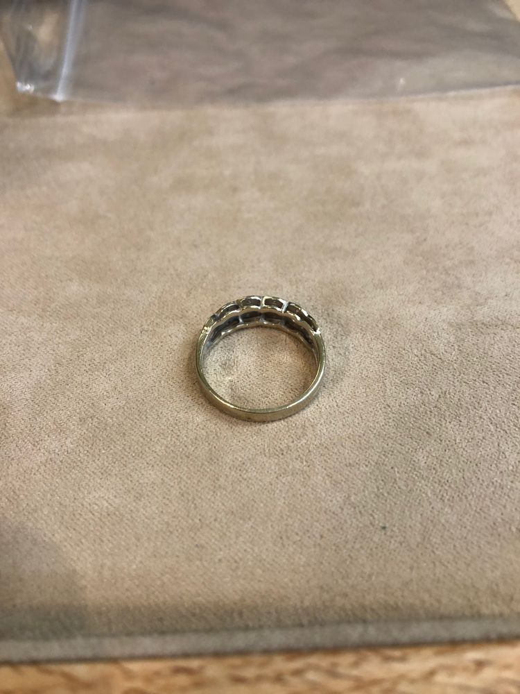 Bague croisée diamants