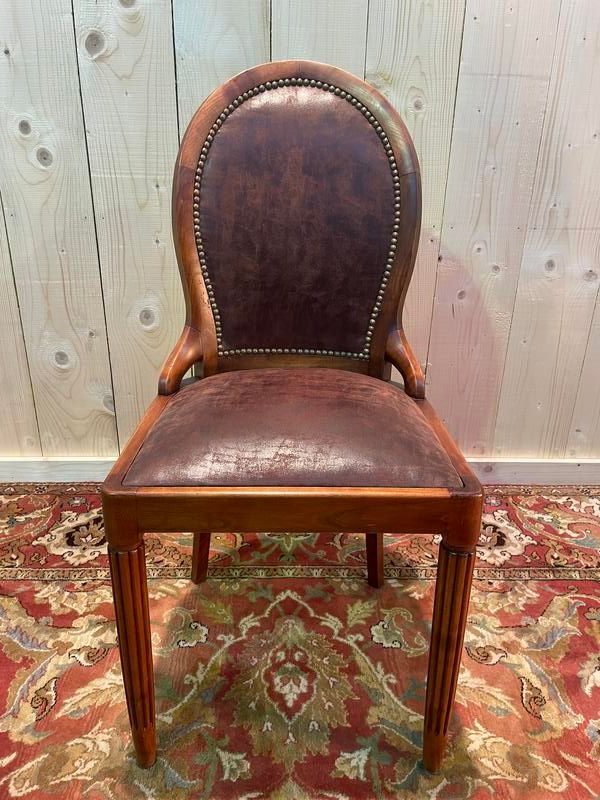 Set of 6 Art Deco style chairs