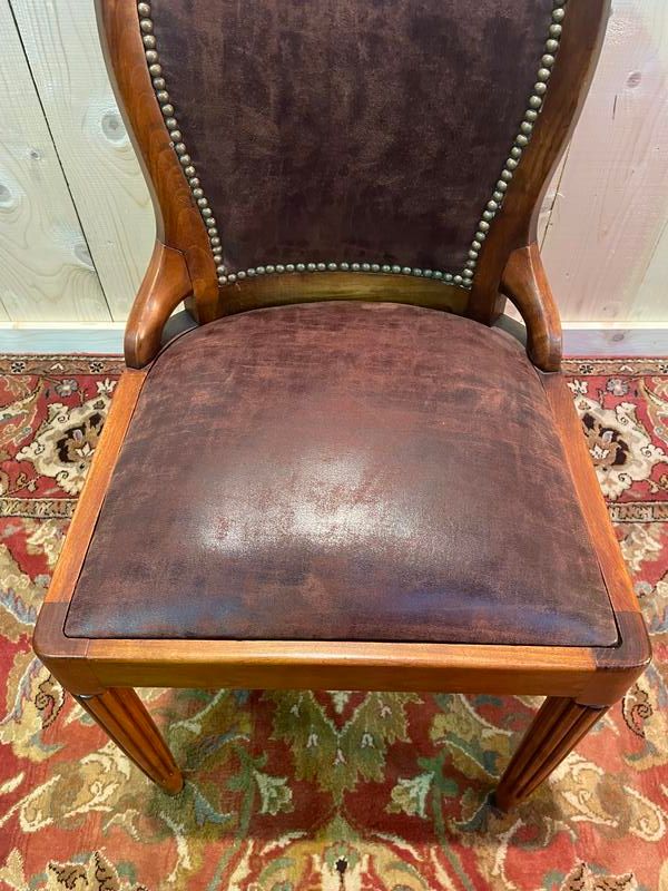Set of 6 Art Deco style chairs
