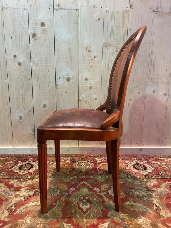 Set of 6 Art Deco style chairs