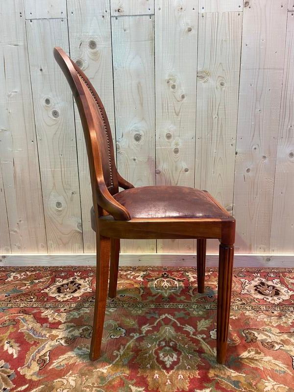 Set of 6 Art Deco style chairs