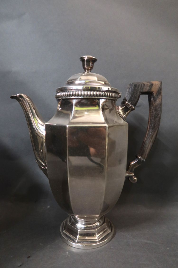 Silver-plated tea and coffee set by Christofle
