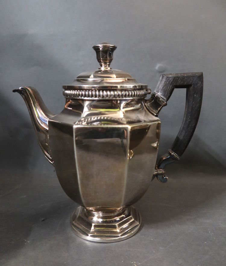 Silver-plated tea and coffee set by Christofle