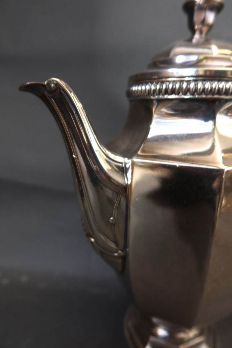 Silver-plated tea and coffee set by Christofle