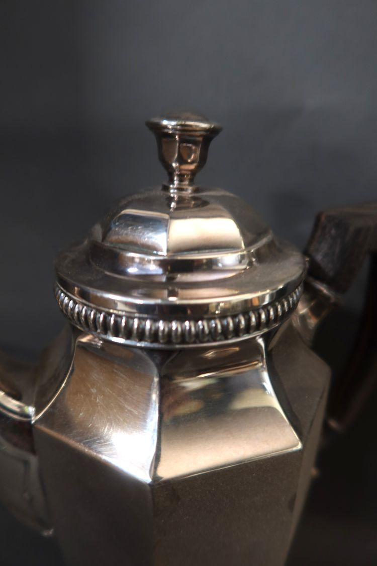 Silver-plated tea and coffee set by Christofle