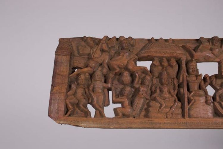 Panchayatana lintel, India, Tamil Nadu