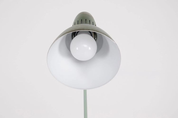 Workshop lamp with pendulum.
