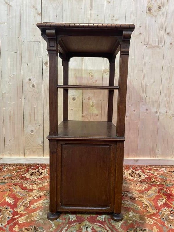 Étagère - Meuble d'appoint  en chêne style Renaissance 
