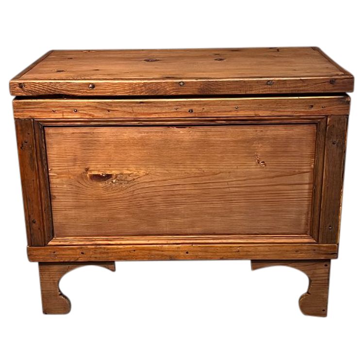 Cassapanca in abete 1800